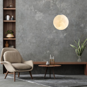 Lampe Suspendue Lune–Éclairage Ambiant Poétique pour Intérieurs Modernes 8