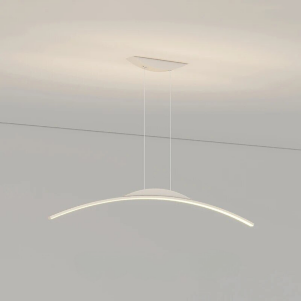 Suspension Moderne Blanc Mia Design LED 2