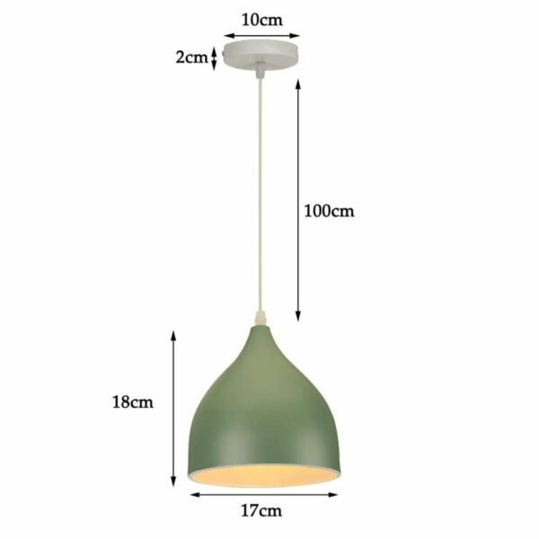 Suspension Vert Olive V 17 cm